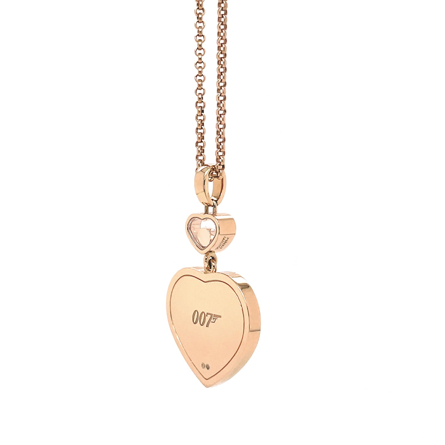 Chopard 18ct Gold Happy Hearts James Bond 007 Limited Edition Diamond Pendant
