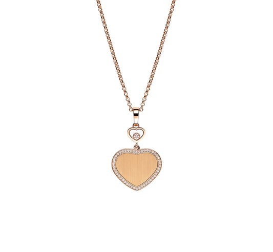 Chopard 18ct Gold Happy Hearts James Bond 007 Limited Edition Diamond Pendant