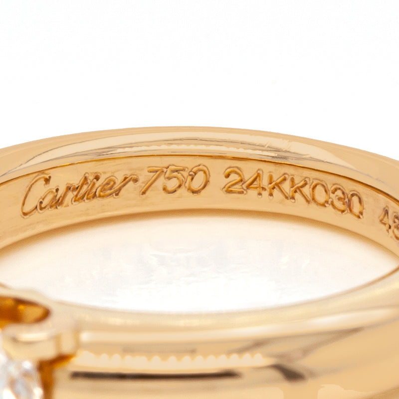 cartier gold ring 750 24KK030 inscription