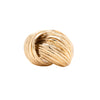 9 Carat Yellow Gold Abstract Vintage Cocktail Ring