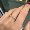 0.57ct Diamond and 18 Carat Yellow Gold Full Eternity Stacking Ring