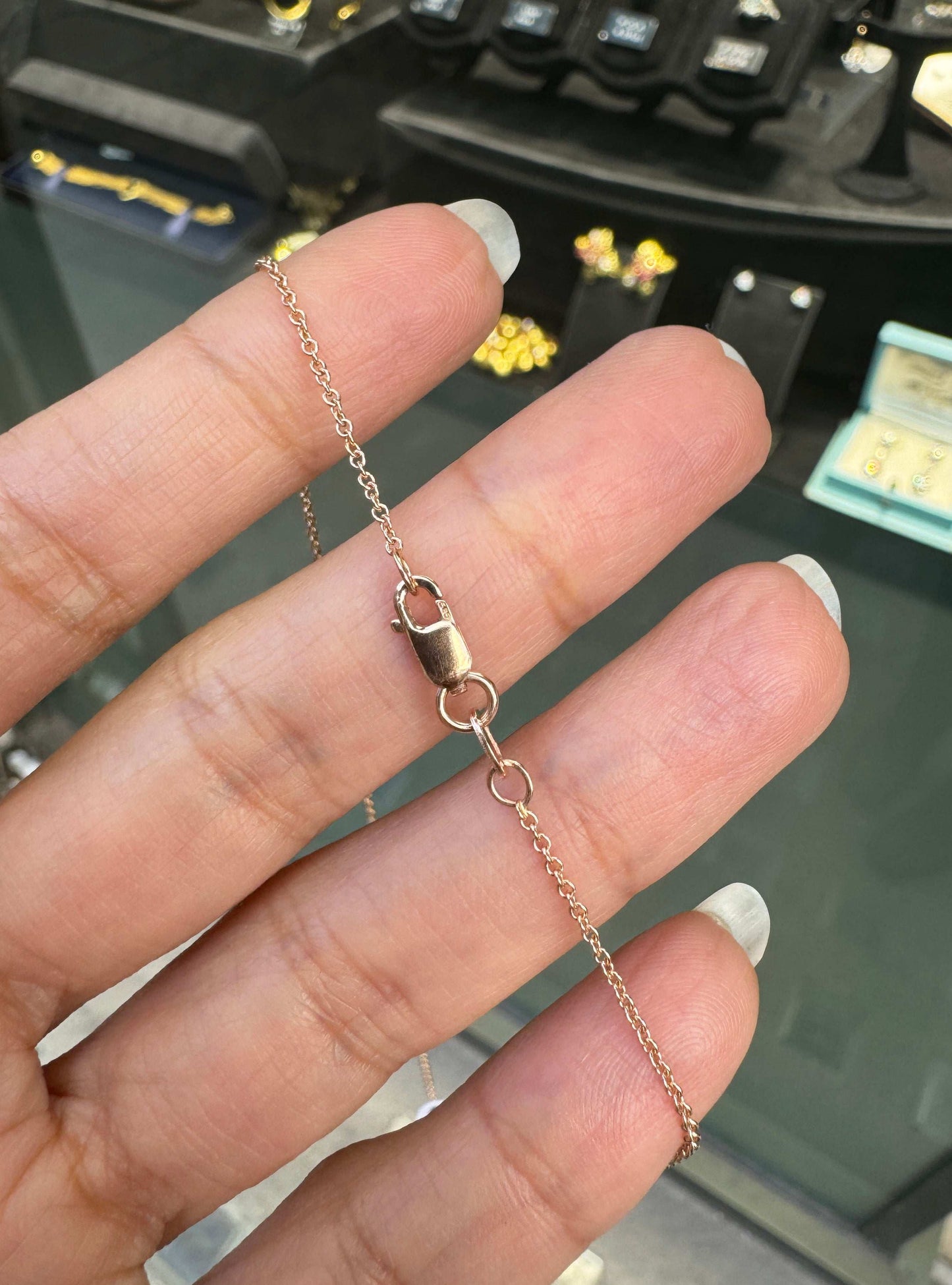 Diamond 14 Carat Rose Gold Open Work Star Pendant Necklace