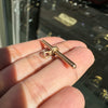 Late Victorian 15 Carat Rose Gold Antique T-bar Pendant, Circa 1900