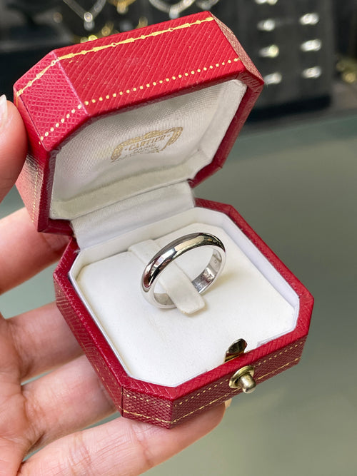 Cartier 1895 Platinum Wedding Band Ring