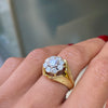 Vintage Diamond 18 Carat Yellow Gold Cluster Ring