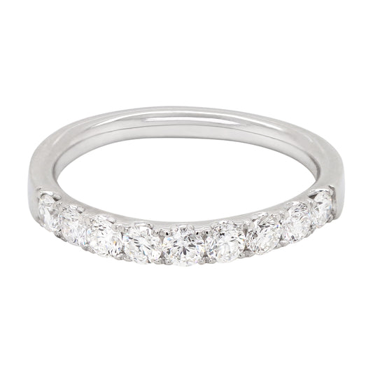 Mappin & Webb Diamond Half Eternity Platinum Ring
