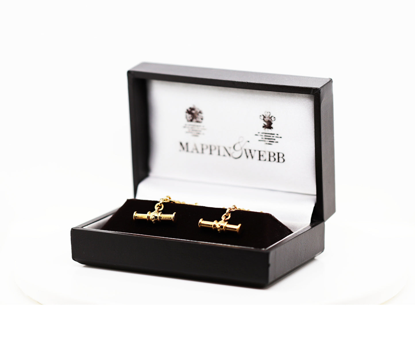 Mappin & Webb 18 Carat Yellow Gold Chain Link Cufflinks