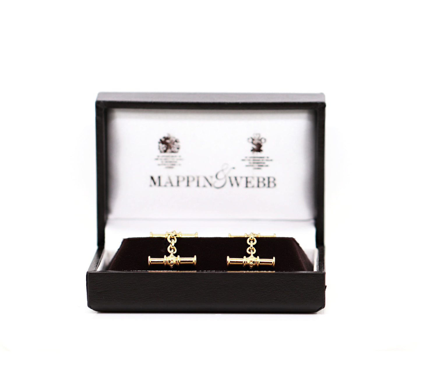 Mappin & Webb 18 Carat Yellow Gold Chain Link Cufflinks