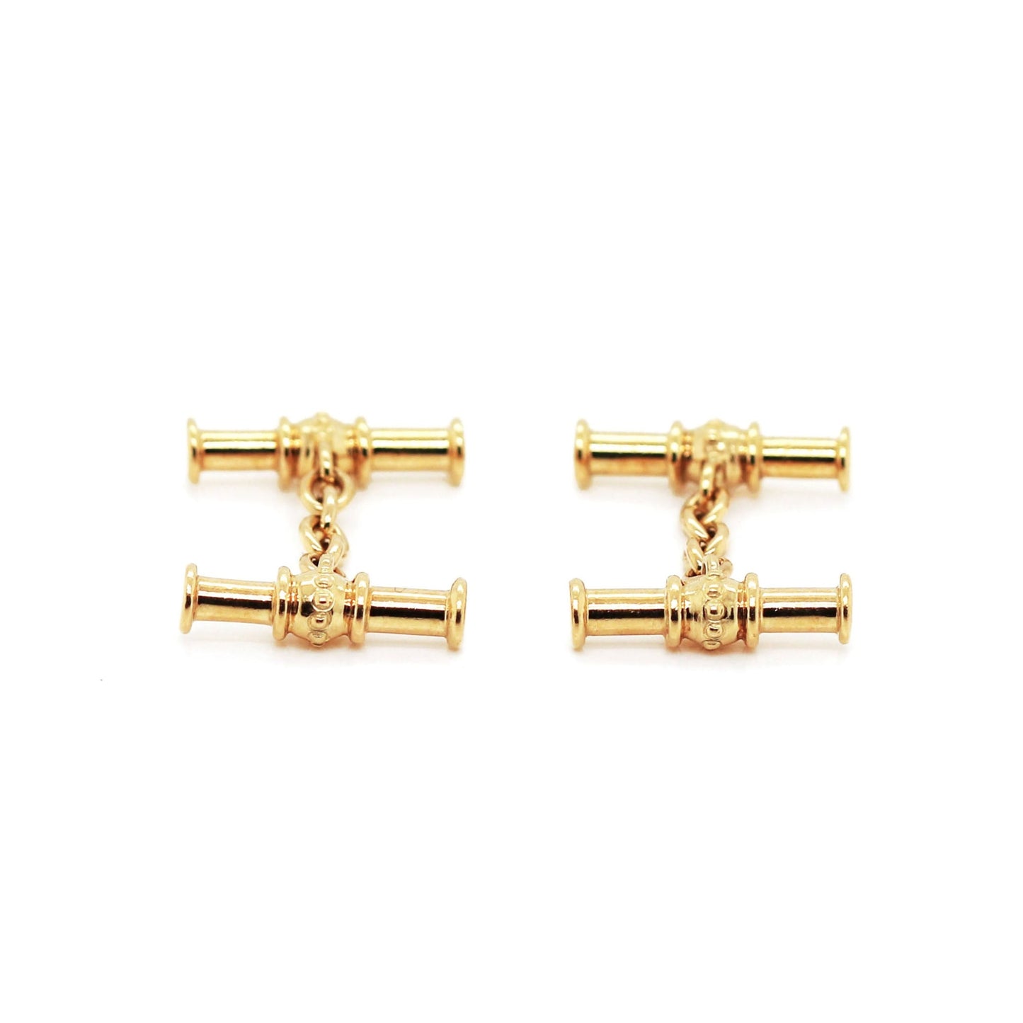 Mappin & Webb 18 Carat Yellow Gold Chain Link Cufflinks