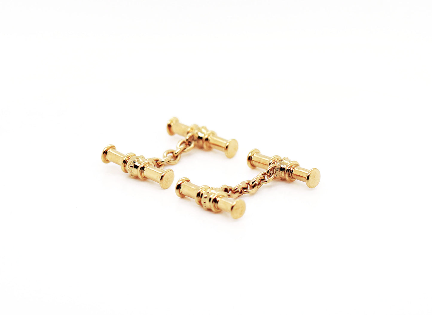 Mappin & Webb 18 Carat Yellow Gold Chain Link Cufflinks