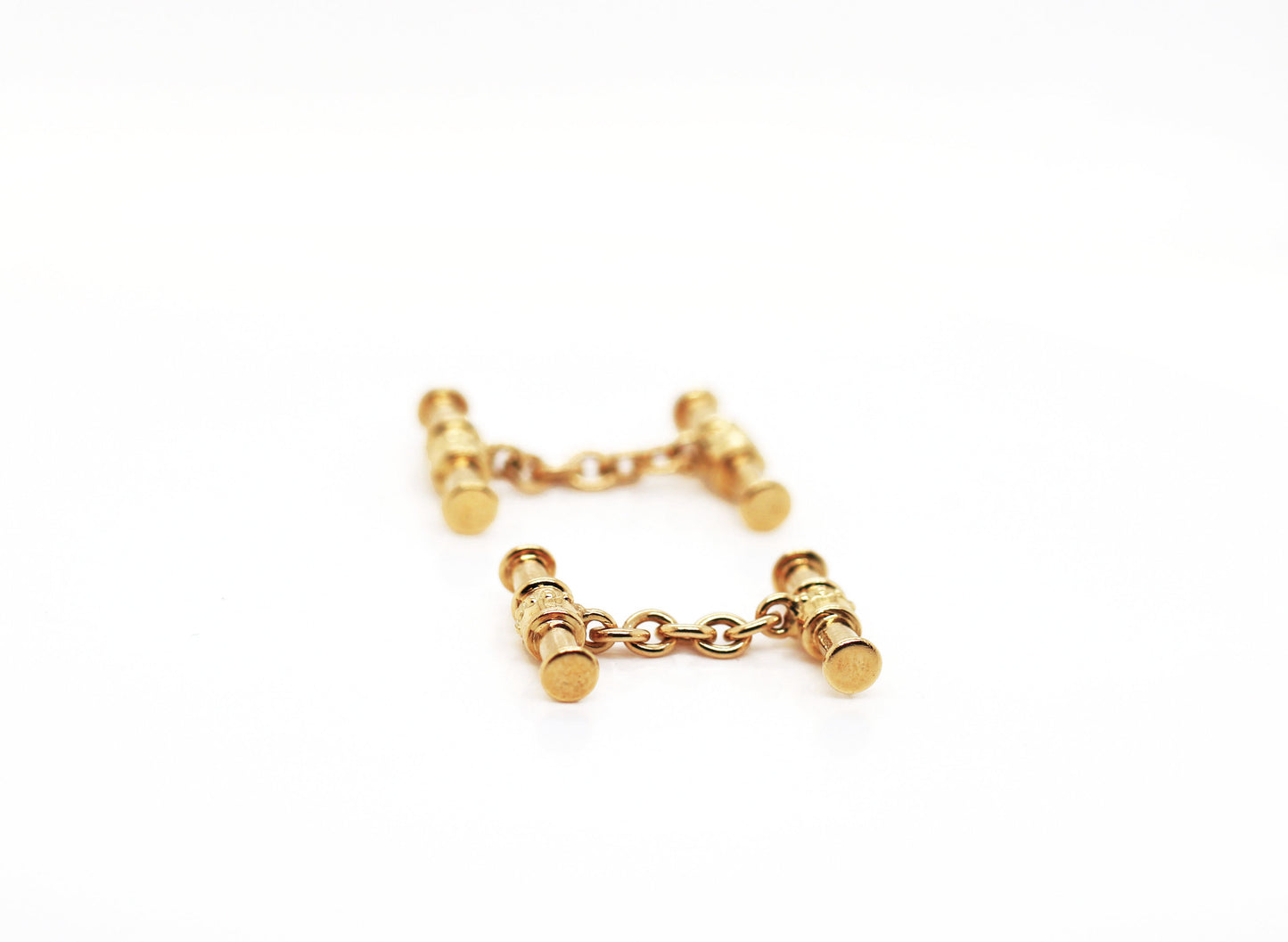 Mappin & Webb 18 Carat Yellow Gold Chain Link Cufflinks
