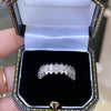 Marquise Diamond 18 Carat White Gold Full Eternity Band Ring