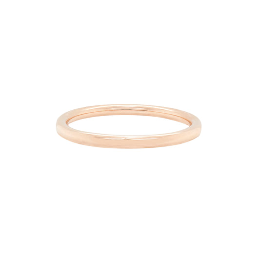 Antique Plain Hollow Bangle Bracelet in 15 Carat Rose Gold, London, 1920