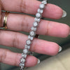 Vintage Diamond Platinum Tennis Bracelet, circa 1930's