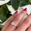 Antique 1.15 Carat Old Cut Diamond Platinum Engagement Ring, Circa 1920s