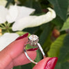 Antique 1.09 Carat Old Cut Diamond Platinum Engagement Ring, Circa 1910