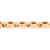Retro 18 Carat Yellow Gold 'Tank' Style Link Bracelet