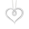 Chopard Large Happy Diamonds 18 Carat White Gold Loop Heart Pendant and Chain