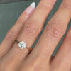 Video of 0.71ct Round Brilliant Cut Diamond 18ct Rose Gold Engagement Ring