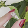 video of an Antique Edwardian 1.15 Carat Old Cut Diamond Engagement Ring, Circa 1910