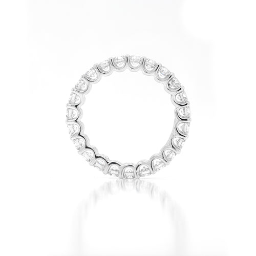 2.06ct Round Brilliant Cut Diamond 18 Carat White Gold Full Eternity Ring