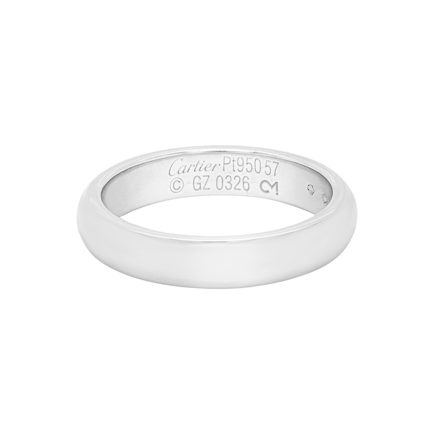 Cartier 1895 Platinum Wedding Band Ring