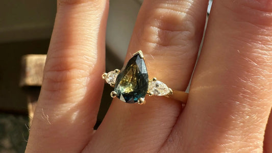 "I wanted an engagement ring that was unique and special to me and my partner. "
