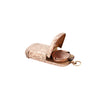 Antique Engraved Vesta Case &  Sovereign Coin Holder in 9 Carat Rose Gold, 1900
