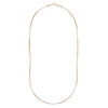 18 Carat White, Yellow and Rose Gold 15" Tricolour Popcorn Chain