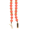 Coral and 18 Carat Yellow Gold Bead Necklace