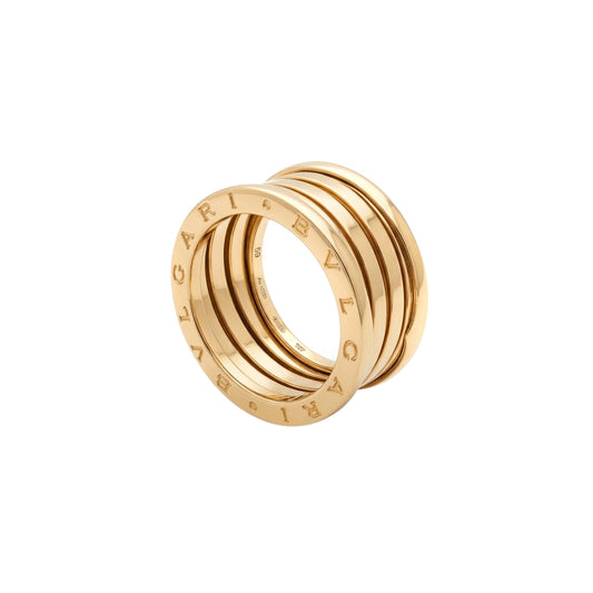 Bvlgari B.zero1 18 Carat Yellow Gold Wide 'Four-Band' Ring