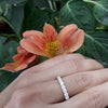 Mappin & Webb Diamond Half Eternity Platinum Ring