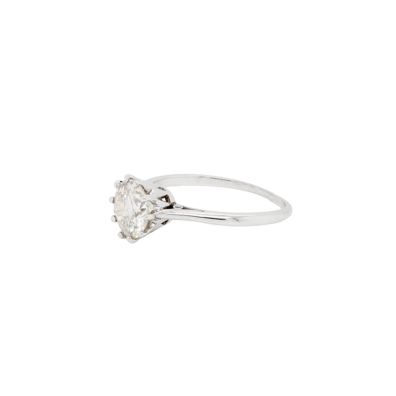 1950's vintage solitaire engagement ring