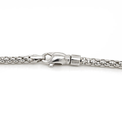 FOPE Prima 18 Carat White Gold Woven Chain Necklace