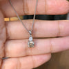 0.80 Carat Fancy Brown Diamond 18 Carat White Gold Two-Stone Pendant