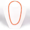Coral and 18 Carat Yellow Gold Bead Necklace