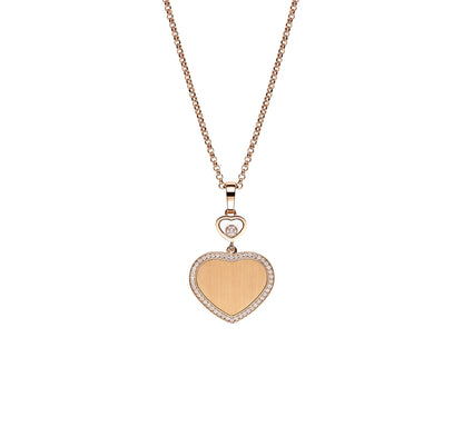 Chopard 18ct Gold Happy Hearts James Bond 007 Limited Edition Diamond Pendant