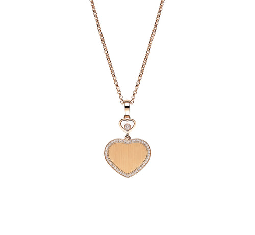 Chopard 18ct Gold Happy Hearts James Bond 007 Limited Edition Diamond Pendant
