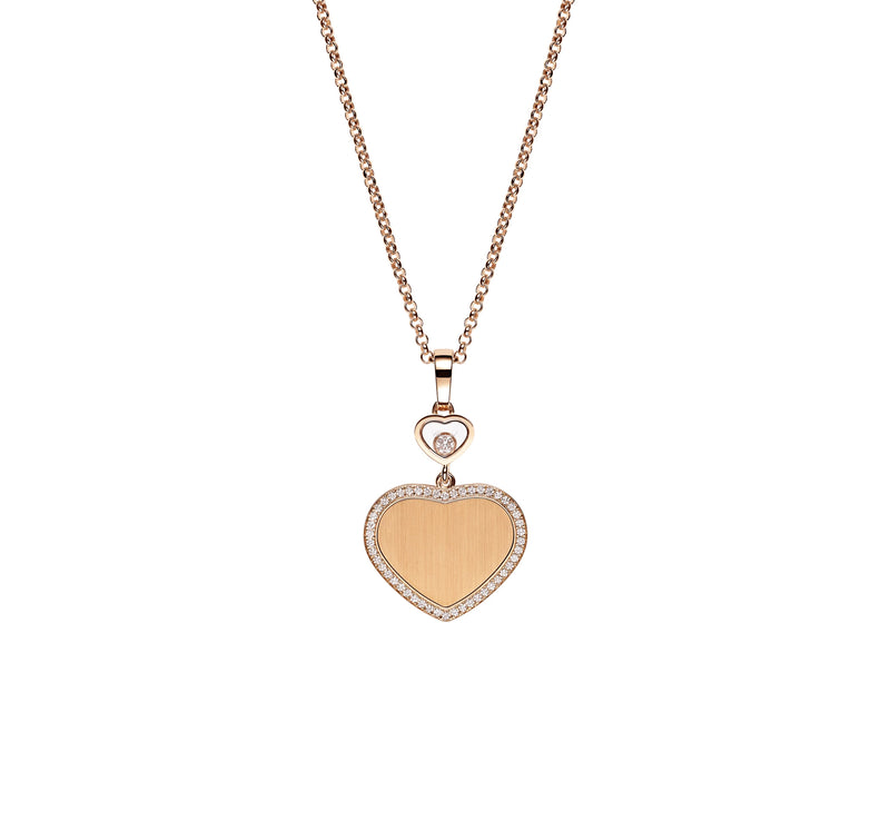 Chopard 18ct Gold Happy Hearts James Bond 007 Limited Edition Diamond Pendant
