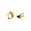 Black Onyx and 18 Carat Yellow Gold x 2 Twisted Rings & Earrings Set