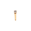 Antique Blue Sapphire and Old Cut Diamond 18ct Yellow Gold Five-Stone Ring