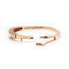 Vintage 9ct Yellow Gold Opal and Diamond Bangle