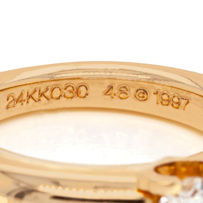 vintage 1997 cartier gold ring 