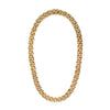 18 Carat Yellow and White Gold Woven FOPE Choker Necklace