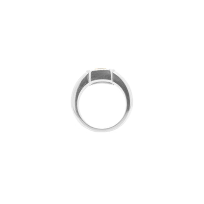 Cartier La Dona Diamond and Peridot 18 Carat White Gold Dress Ring