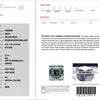 AGS Accredited gem lab report on Roberto Coin Cento Collection Diamond 18 Carat Gold Stud Earrings