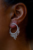 Valente Milano 18ct White Gold and Diamond Chandelier Hoop Earrings