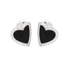 18 Carat White Gold and Diamond Heart Shaped Earrings by Roberto Coin