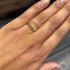9ct Yellow Gold Shell Pattern Ring