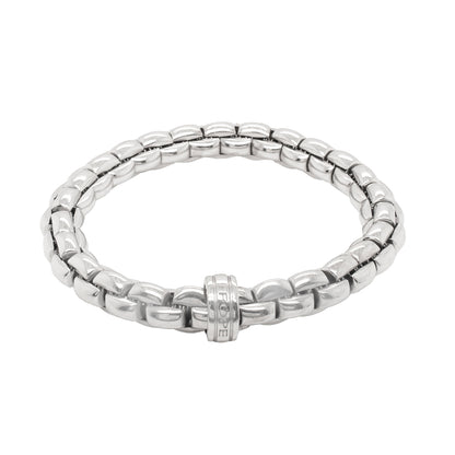FOPE Eka Flex'it 18 Carat White Gold Mesh Bracelet